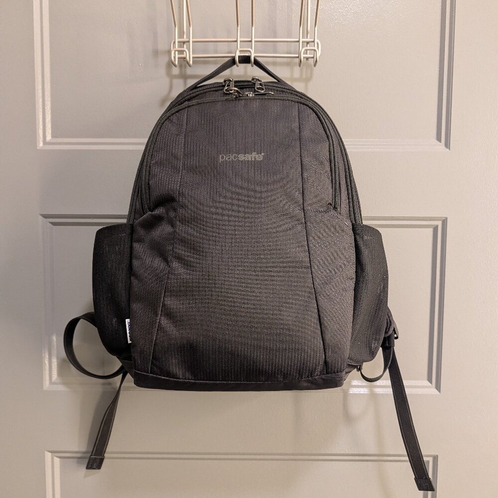 Pacsafe Metrosafe LS350 Anti-Theft 15L Backpack – Econyl Black (Eco-Friendly)